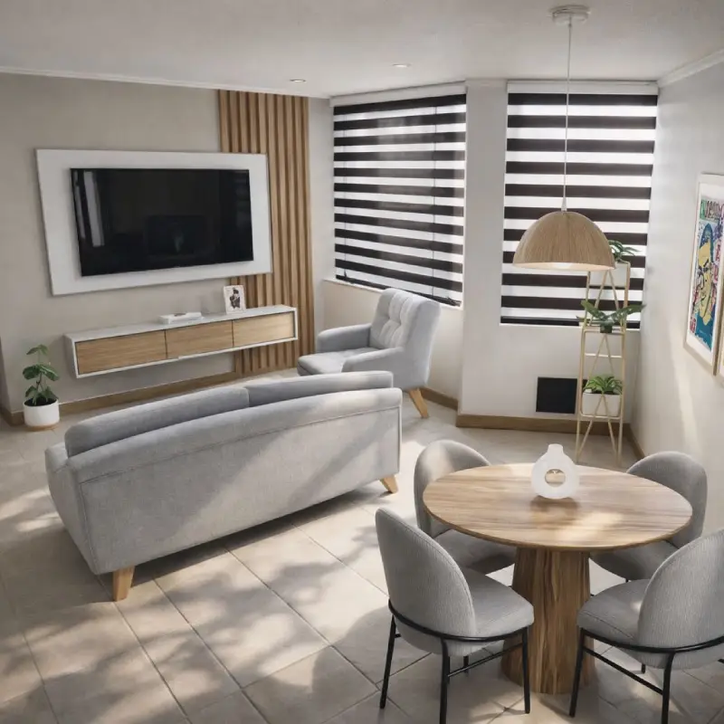 Sala comedor después de asesoría decoración interiores online - Moderatta Deco